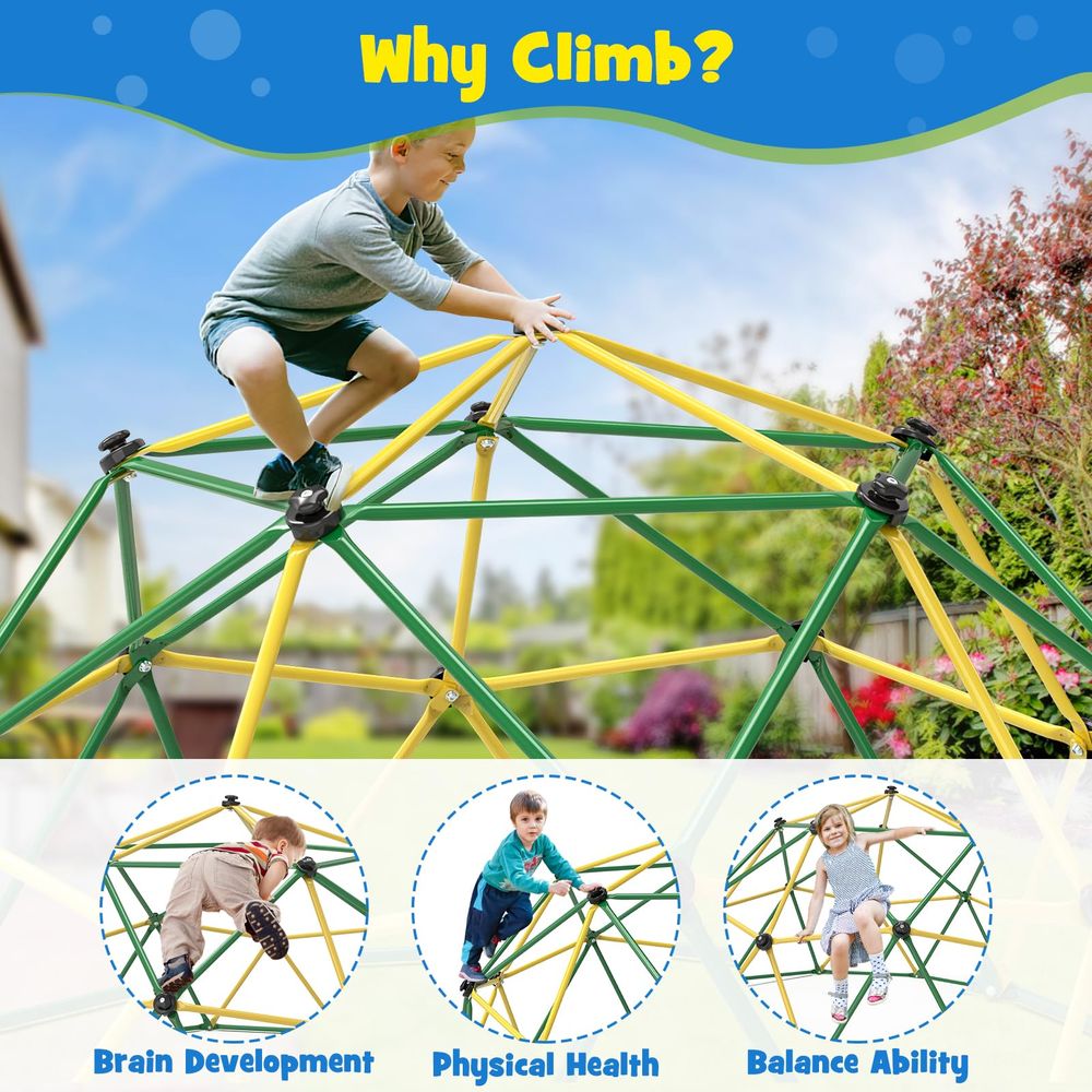 Climbing Dome, 10FT Climber wi - Kids Outdoor Hammock Swing recensione e prezzo